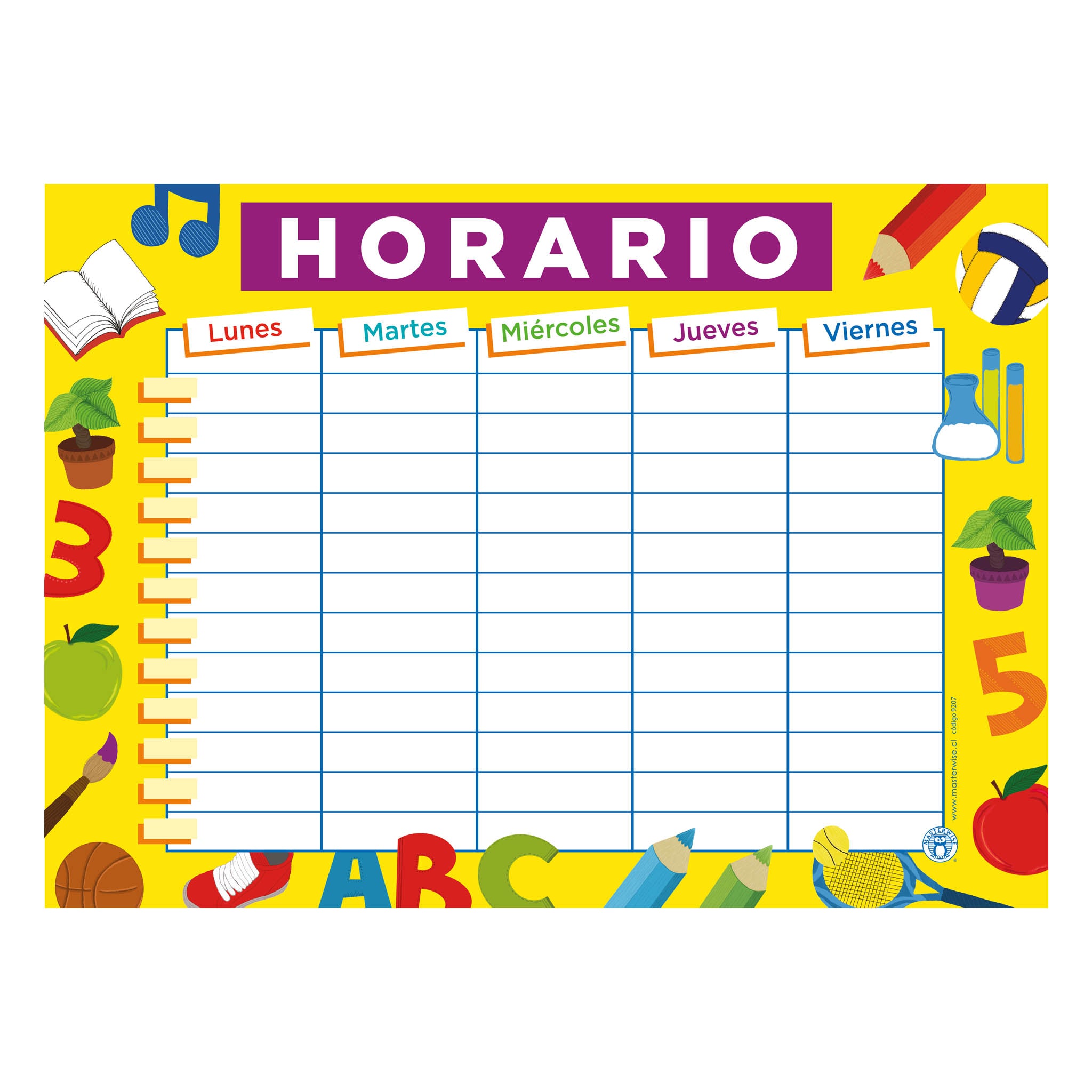 HORARIO PERSONAL ESCOLAR - Masterwise