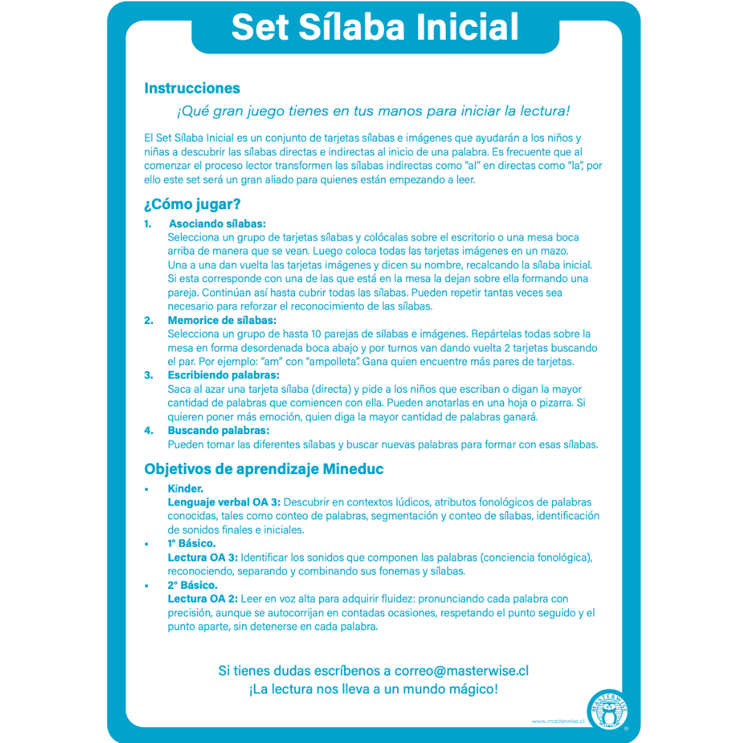 SET SÍLABA INICIAL