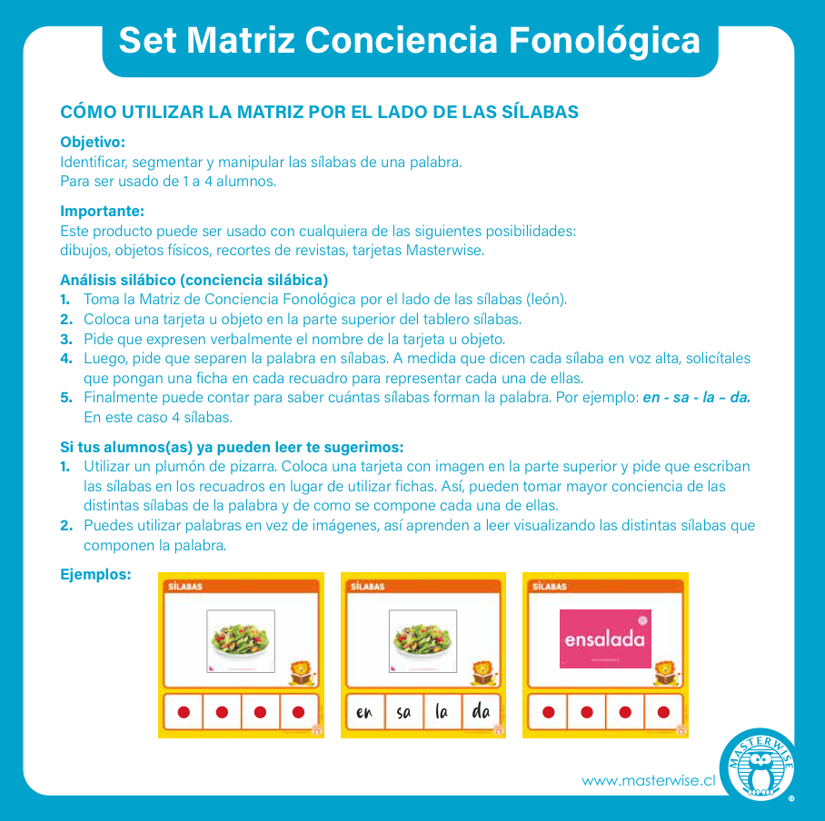 SET MATRIZ CONCIENCIA FONOLÓGICA