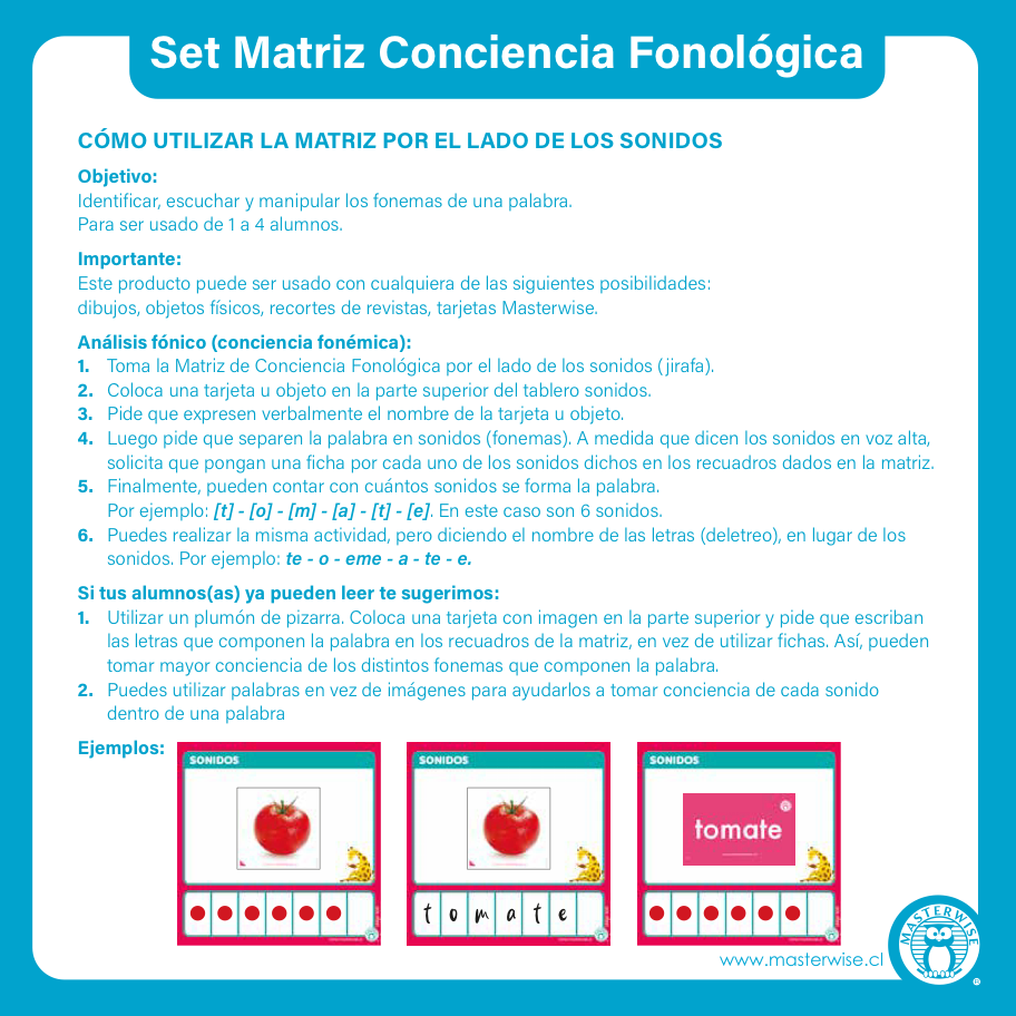 SET MATRIZ CONCIENCIA FONOLÓGICA