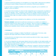 A JUGAR CON SUSTANTIVOS Y ADJETIVOS