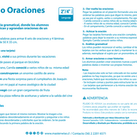 ORDENANDO ORACIONES