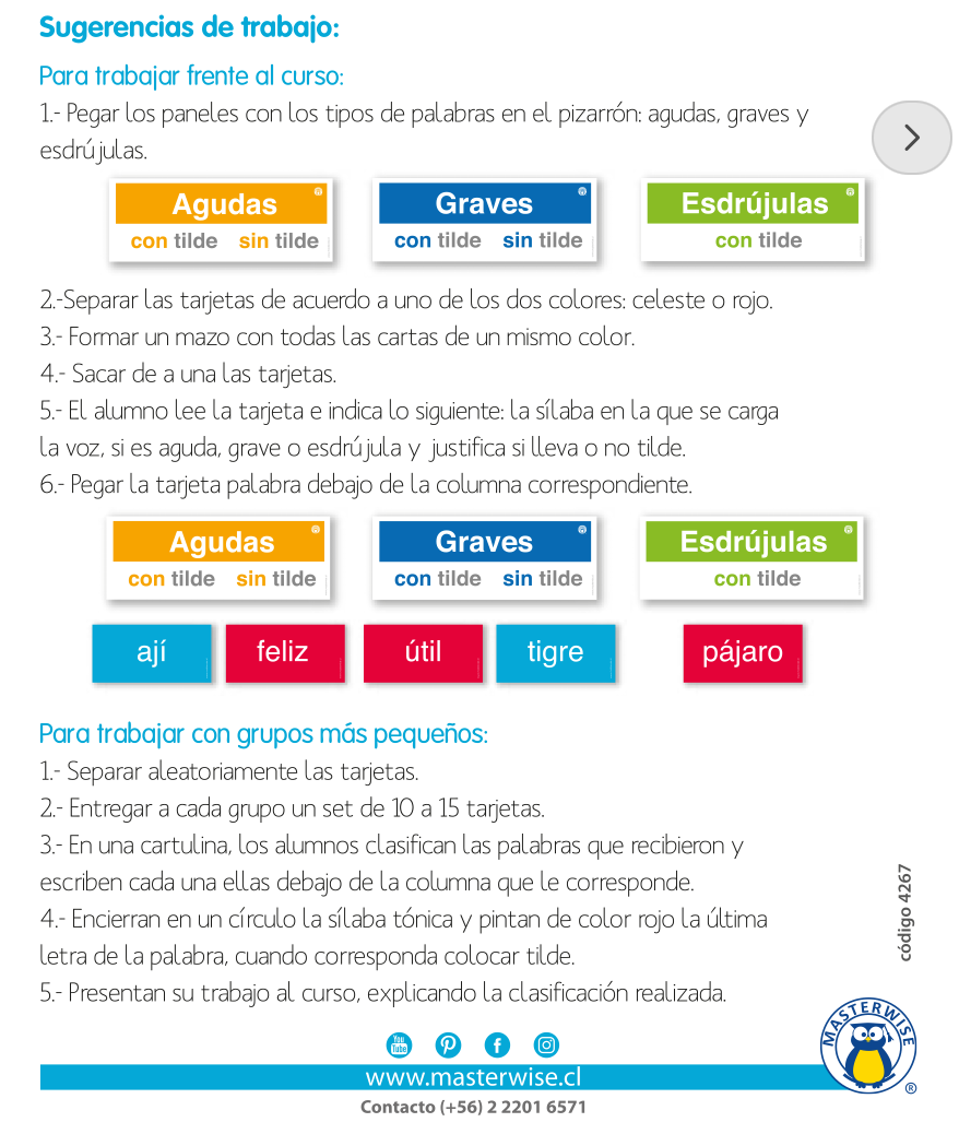 JUEGO DE ACENTUACIÓN
