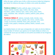 LAS SÍLABAS ESCONDIDAS