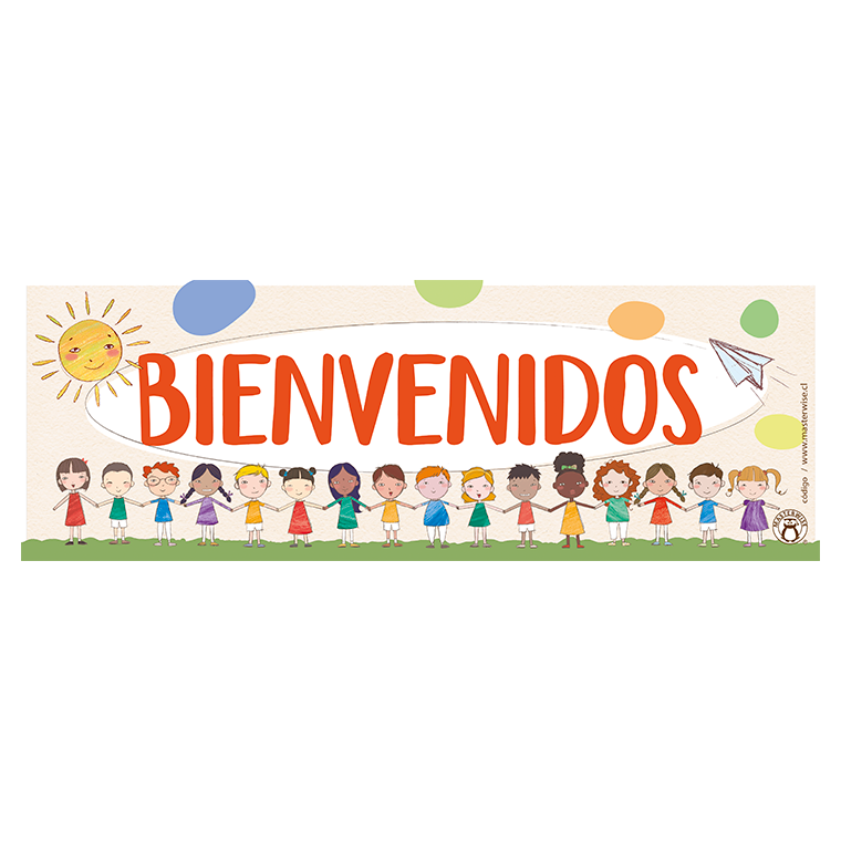 PANEL BIENVENIDOS SALUDOS DEL MUNDO