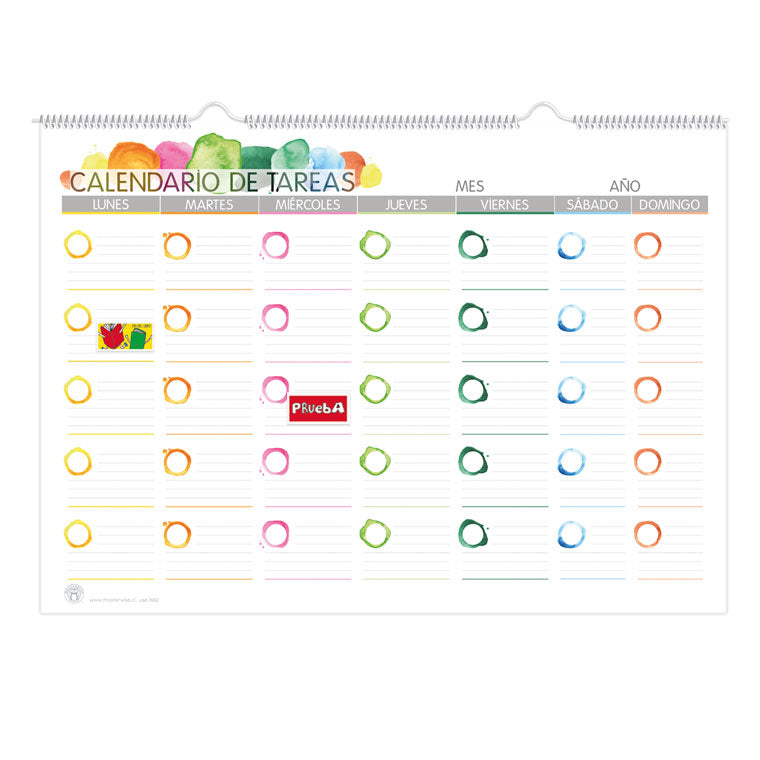 CALENDARIO ACUARELA
