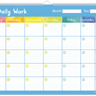 CALENDARIO PERSONAL INGLÉS