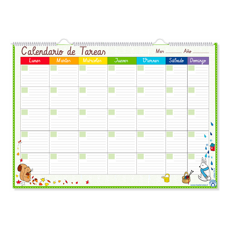CALENDARIO TAREAS CLÁSICO