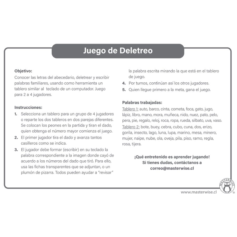 JUEGO DE DELETREO