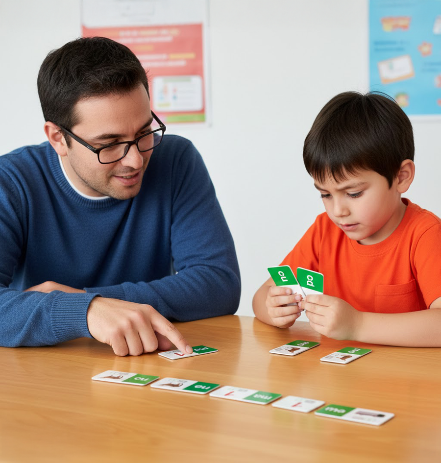 DOMINÓ COMPLETANDO  SÍLABAS SIMPLES