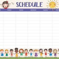 HORARIO SALUDOS INGLÉS