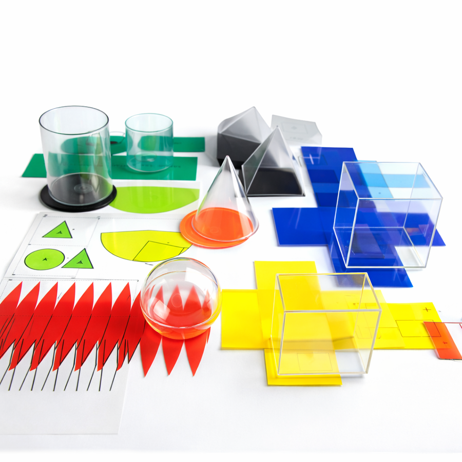 CUERPOS GEOMÉTRICOS PLEGABLES RE-PLASTIC