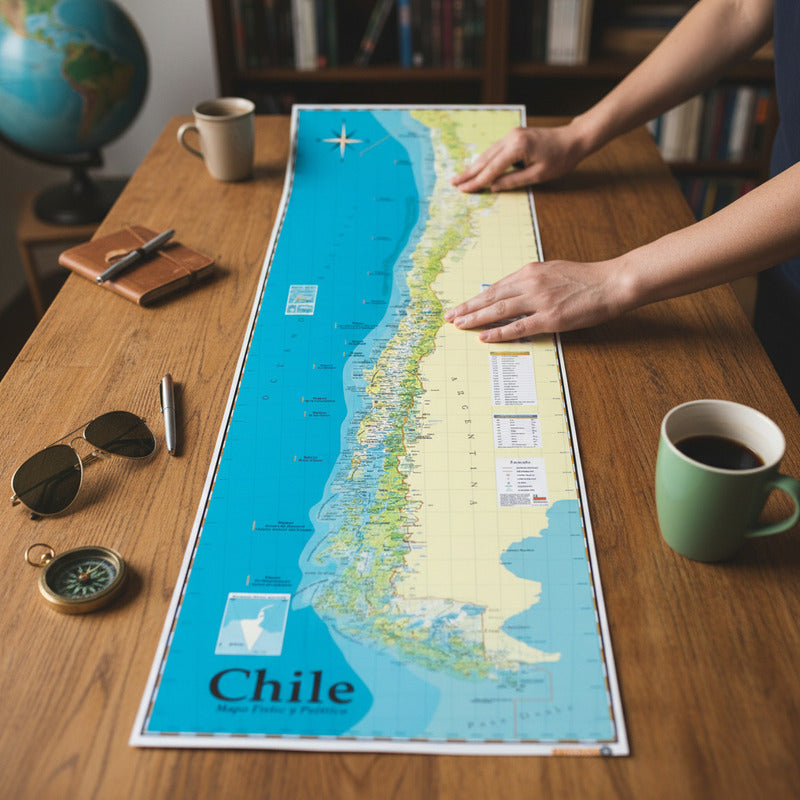 MAPA FÍSICO DE CHILE