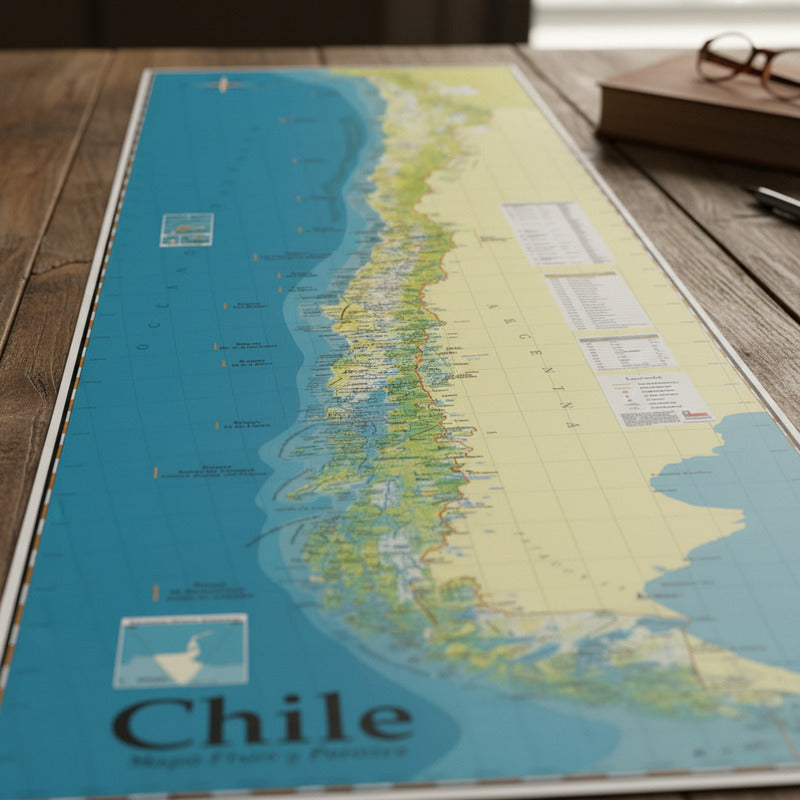 MAPA FÍSICO DE CHILE