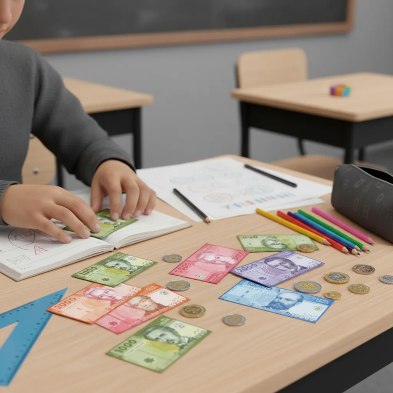 SET DE BILLETES Y MONEDAS