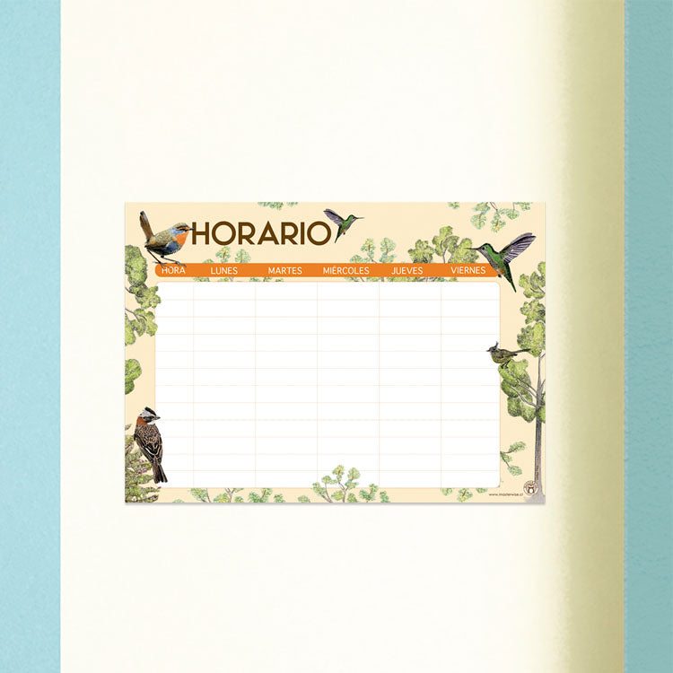 HORARIO AVES