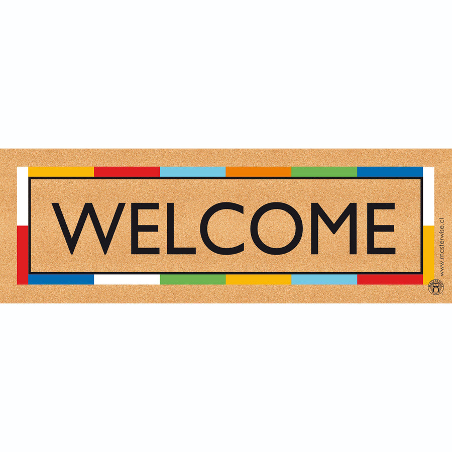 PANEL BIENVENIDO ESCOLAR INGLÉS - Masterwise